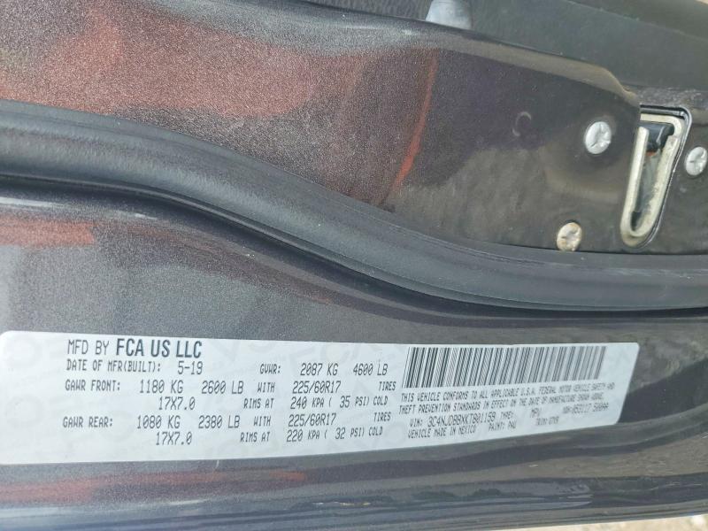 Продаж на аукціоні авто 2019 Jeep Compass, vin: 3C4NJDBBXKT801159, номер лоту: 68636866