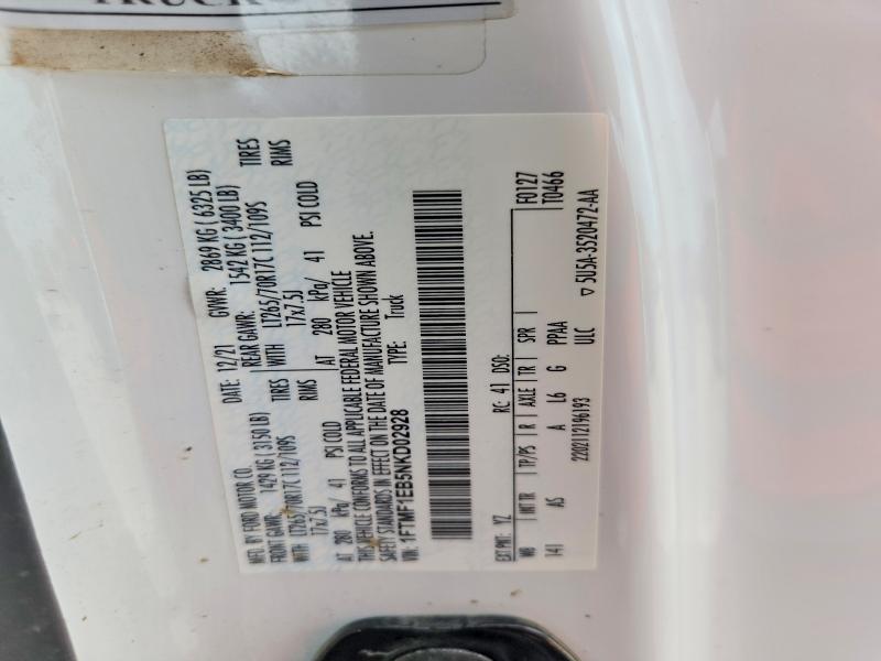 Продажа на аукционе авто 2022 Ford F150, vin: 1FTMF1EB5NKD02928, номер лота: 68255676