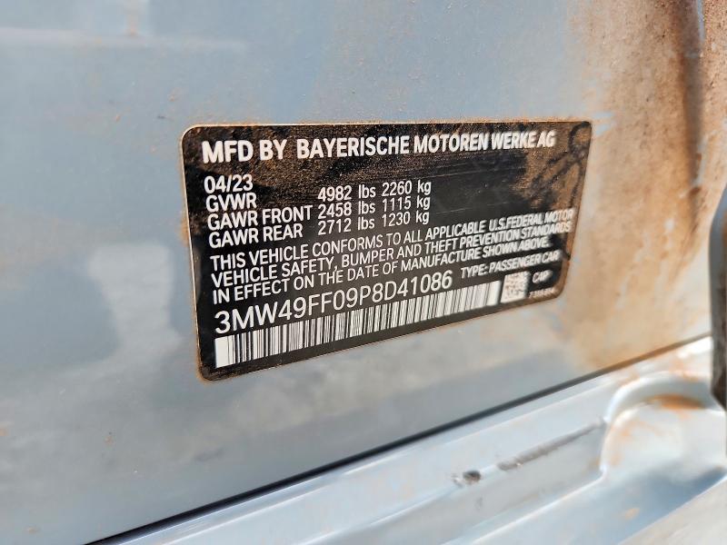 Продаж на аукціоні авто 2023 Bmw M340xi, vin: 3MW49FF09P8D41086, номер лоту: 69773336