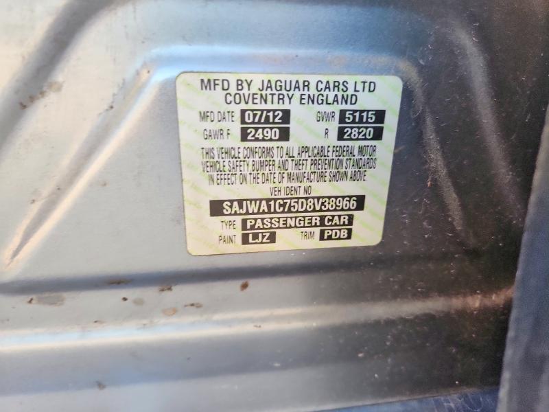 Aukcja sprzedaży 2013 Jaguar Xj, vin: SAJWA1C75D8V38966, numer aukcji: 70875146