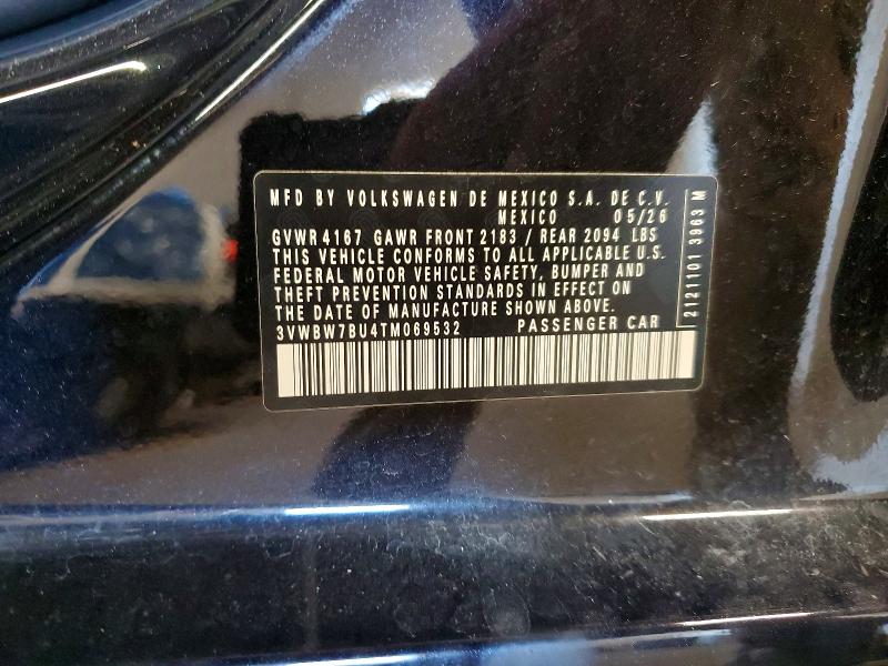 Aukcja sprzedaży 2026 Volkswagen Jetta, vin: 3VWBW7BU4TM069532, numer aukcji: 70677296