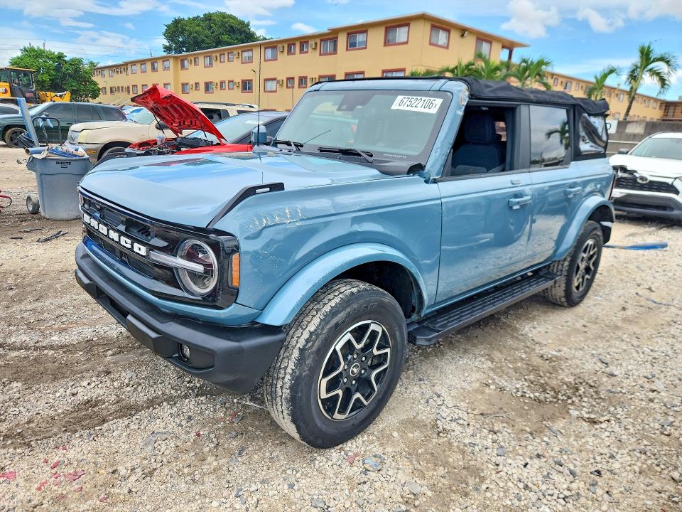 2022 Ford Bronco მანქანა იყიდება აუქციონზე, vin: 1FMDE5BH4NLB02826, აუქციონის ნომერი: 67522106