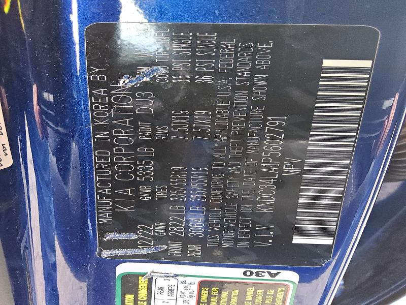 Aukcja sprzedaży 2023 Kia Ev6, vin: KNDC34LA1P5602791, numer aukcji: 69072186
