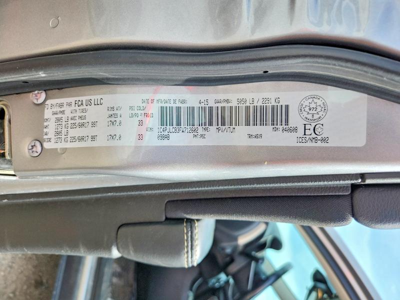 Продаж на аукціоні авто 2015 Jeep Cherokee, vin: 1C4PJLCB3FW712602, номер лоту: 67867356