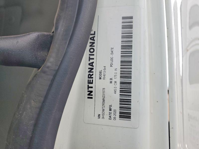 Продажа на аукционе авто 2021 International Rh613, vin: 3HSDWTZR5MN231578, номер лота: 70516586