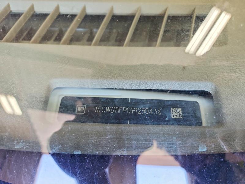 2023 Chevrolet Express 2500 მანქანა იყიდება აუქციონზე, vin: 1GCWGAFP0P1250438, აუქციონის ნომერი: 68746986