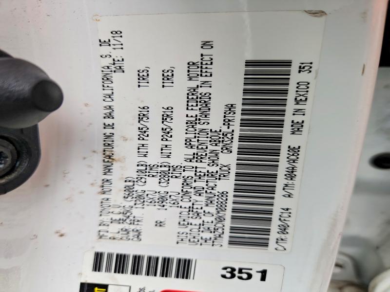2019 Toyota Tacoma მანქანა იყიდება აუქციონზე, vin: 3TMAZ5CN0KM088286, აუქციონის ნომერი: 68223116