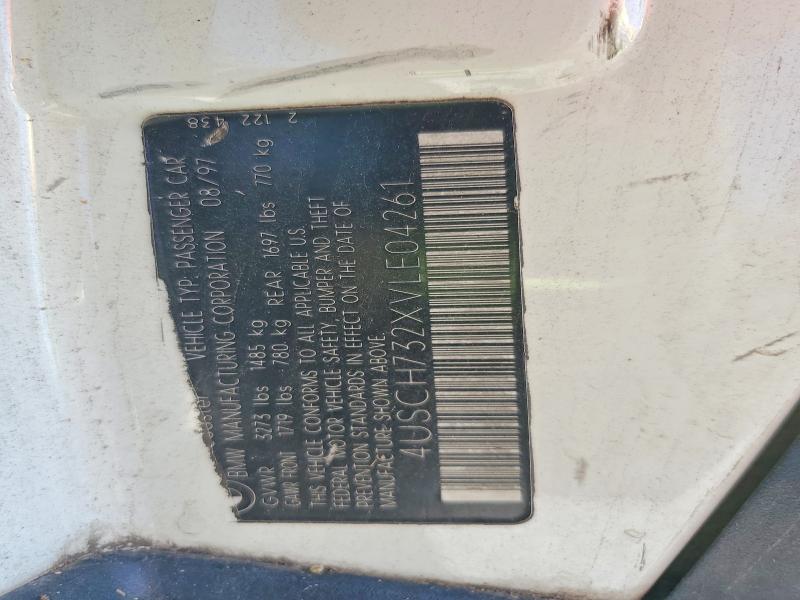 1997 Bmw Z3 მანქანა იყიდება აუქციონზე, vin: 4USCH732XVLE04261, აუქციონის ნომერი: 69006466