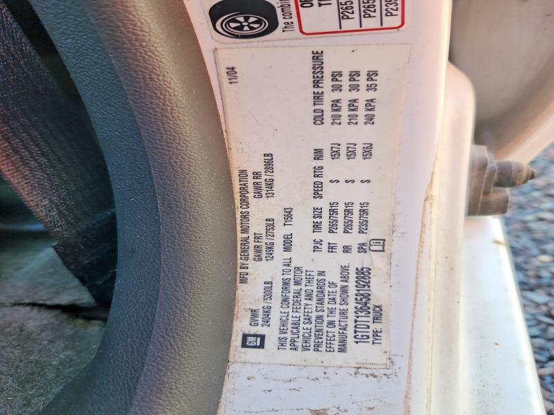 65965946 :رقم المزاد ، 1GTDT136458192885 vin ، 2005 Gmc Canyon مزاد بيع