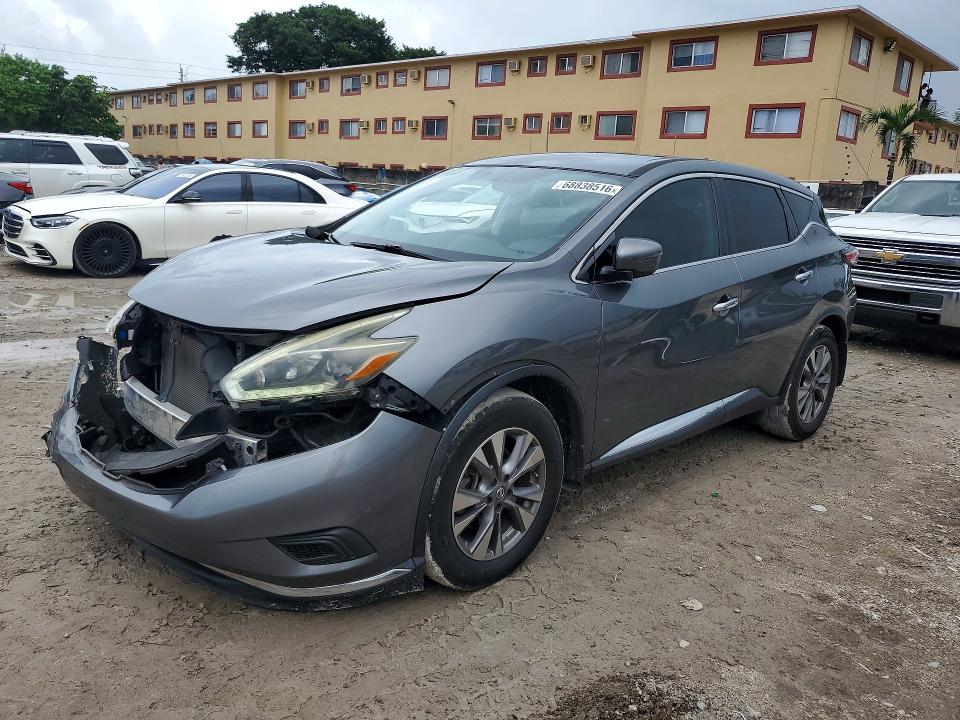 2018 Nissan Murano მანქანა იყიდება აუქციონზე, vin: 5N1AZ2MG7JN201777, აუქციონის ნომერი: 68838516