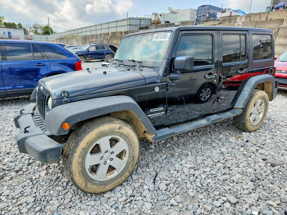 2014 Jeep Wrangler Unlimited მანქანა იყიდება აუქციონზე, vin: 1C4BJWDG6EL321420, აუქციონის ნომერი: 68978106