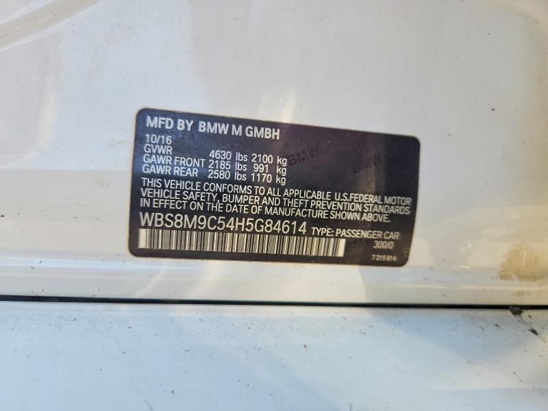 Продажа на аукционе авто 2017 Bmw M3, vin: WBS8M9C54H5G84614, номер лота: 69067396