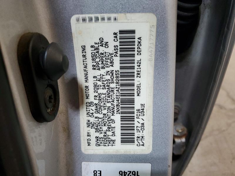 Aukcja sprzedaży 2010 Toyota Corolla, vin: 1NXBU4EE1AZ182855, numer aukcji: 70141906