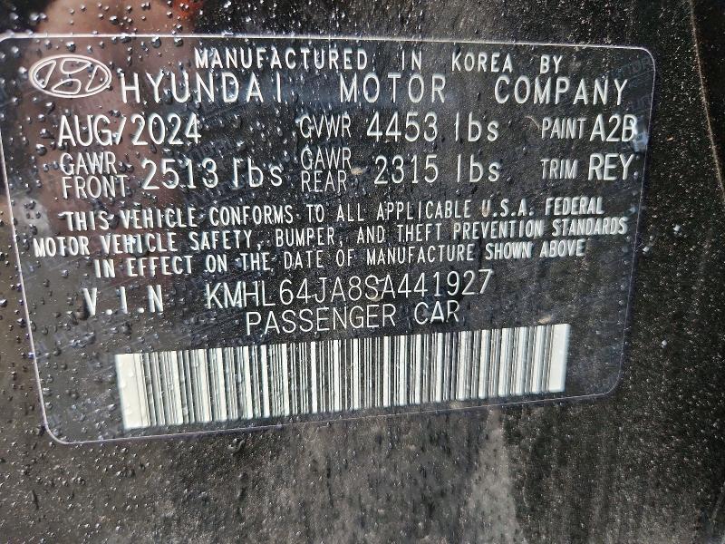 Aukcja sprzedaży 2025 Hyundai Sonata, vin: KMHL64JA8SA441927, numer aukcji: 70423176