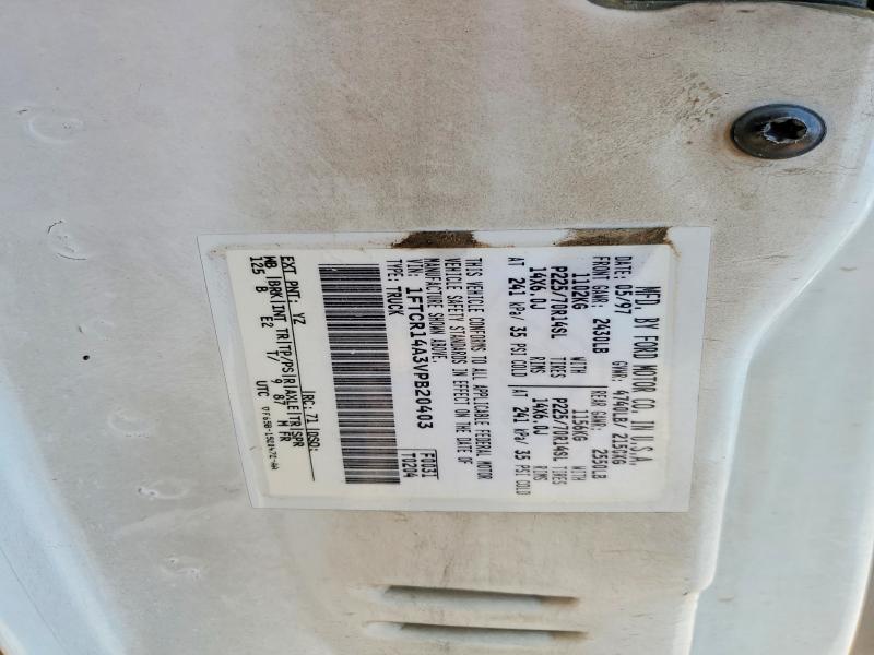 Продаж на аукціоні авто 1997 Ford Ranger, vin: 1FTCR14A3VPB20403, номер лоту: 69550026