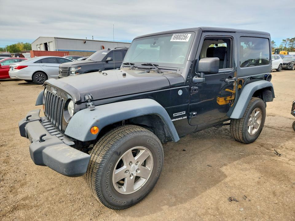 Auction sale of the 2012 Jeep Wrangler, vin: 1C4AJWAG3CL204956, lot number: 69880356