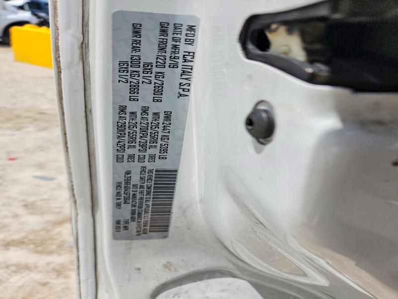 2020 Ram Promaster City მანქანა იყიდება აუქციონზე, vin: ZFBHRFAB4L6P36648, აუქციონის ნომერი: 67620236