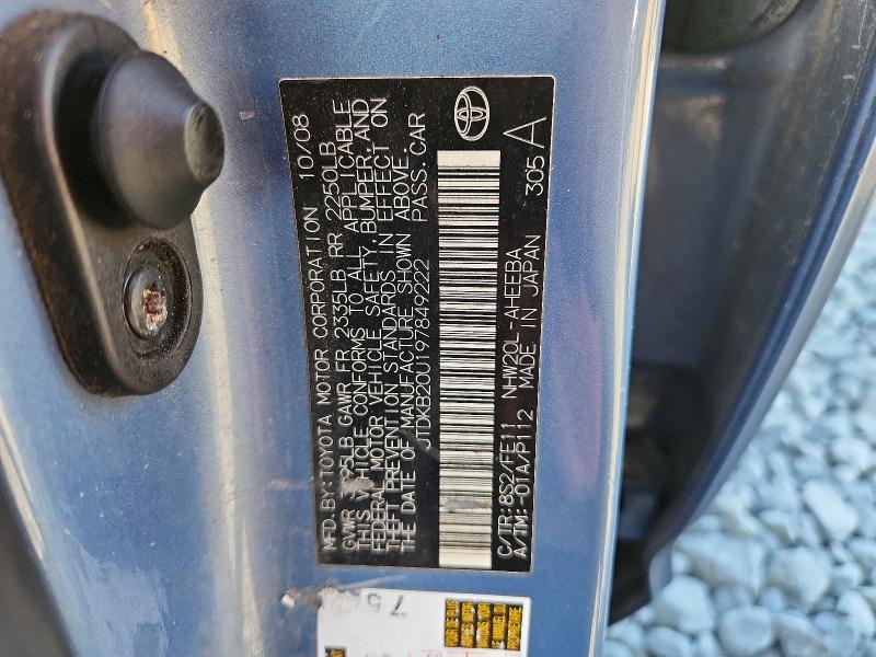 Продажа на аукционе авто 2009 Toyota Prius, vin: JTDKB20U197849222, номер лота: 70534496