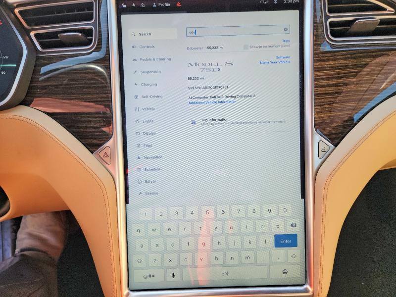 Продаж на аукціоні авто 2016 Tesla Model S, vin: 5YJSA1E20GF170781, номер лоту: 69814806