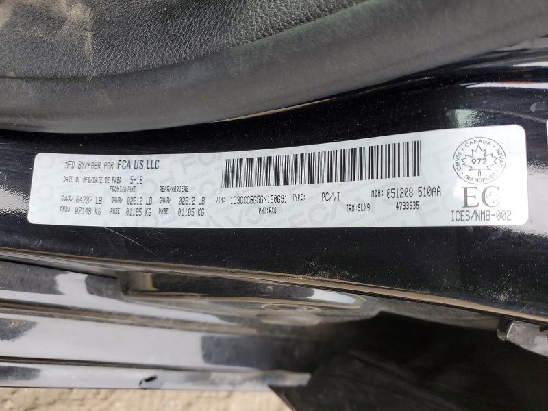 2016 Chrysler 200 მანქანა იყიდება აუქციონზე, vin: 1C3CCCBG5GN180691, აუქციონის ნომერი: 69906666