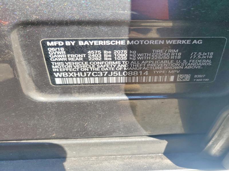 Продаж на аукціоні авто 2018 Bmw X1, vin: WBXHU7C37J5L08814, номер лоту: 70569536