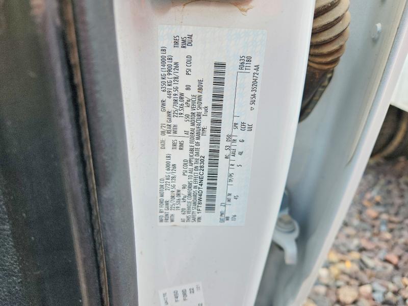 68079506 :رقم المزاد ، 1FT8W4DT4NEC28302 vin ، 2022 Ford F450 مزاد بيع