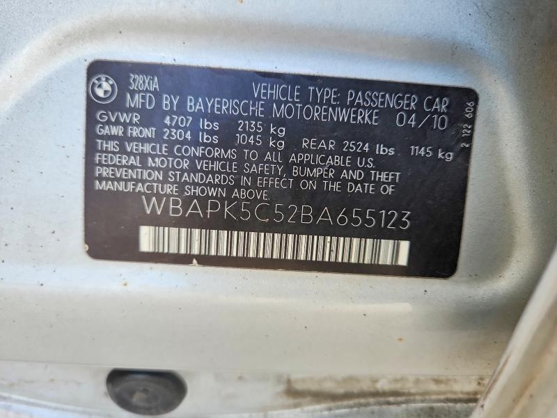 69976086 :رقم المزاد ، WBAPK5C52BA655123 vin ، 2011 Bmw 328 مزاد بيع