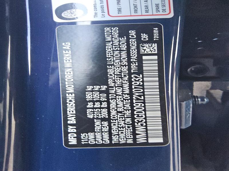69335256 :رقم المزاد ، WMW53GD09T2Y07932 vin ، 2026 Mini Cooper مزاد بيع
