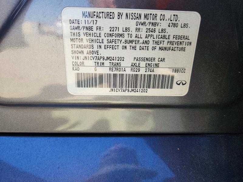 Продаж на аукціоні авто 2018 Infiniti Q50, vin: JN1CV7AP9JM241202, номер лоту: 68188246