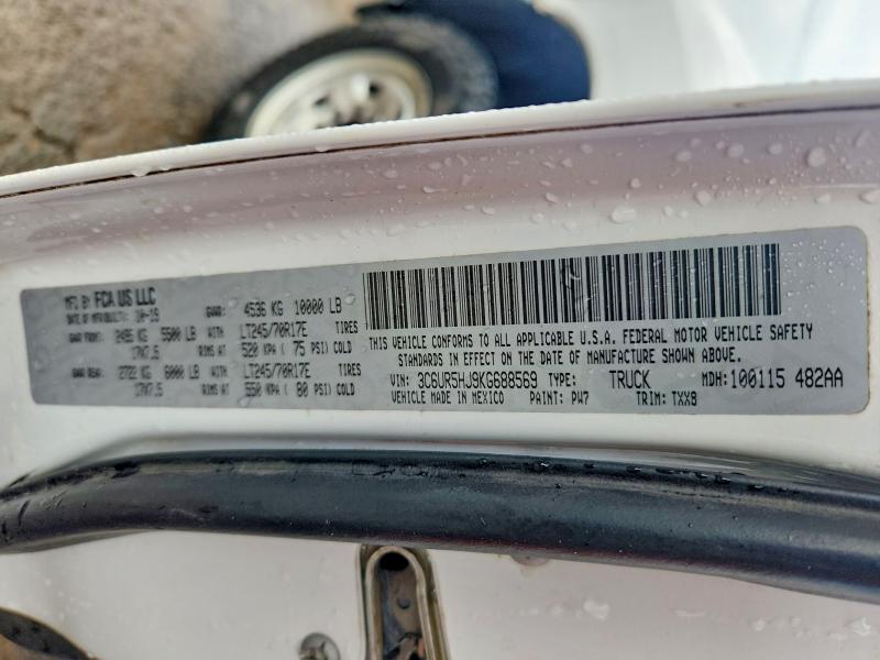 Aukcja sprzedaży 2019 Ram 2500, vin: 3C6UR5HJ9KG688569, numer aukcji: 69568076