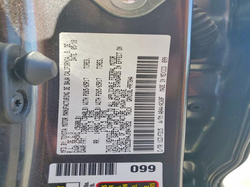 68412006 :رقم المزاد ، 3TMDZ5BN4JM047852 vin ، 2018 Toyota Tacoma مزاد بيع