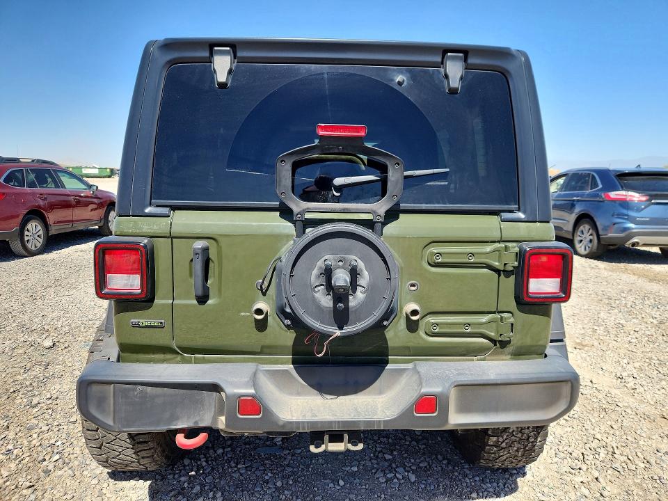 67741966 :رقم المزاد ، 1C4JJXFM7MW536211 vin ، 2021 Jeep Wrangler Unlimited مزاد بيع