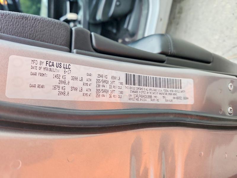 69596996 :رقم المزاد ، 1C4RJFAG0HC918988 vin ، 2017 Jeep Grand Cherokee مزاد بيع