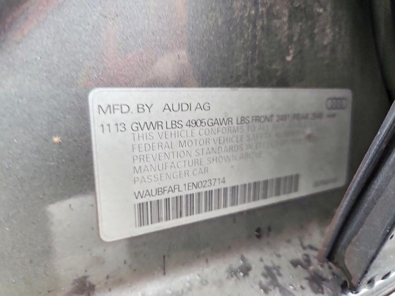 Aukcja sprzedaży 2014 Audi A4, vin: WAUBFAFL1EN023714, numer aukcji: 67487566