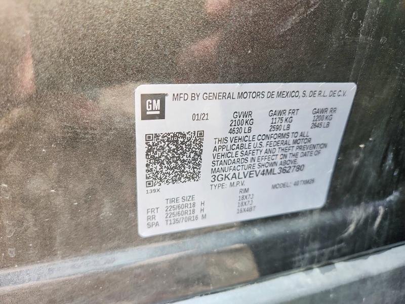 Продажа на аукционе авто 2021 Gmc Terrain, vin: 3GKALVEV4ML362780, номер лота: 69326826