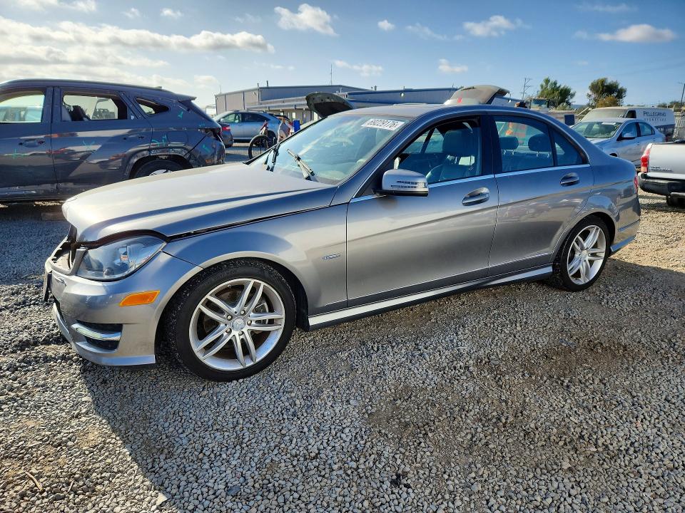 69229176 :رقم المزاد ، WDDGF4HB6CR214118 vin ، 2012 Mercedes-benz C مزاد بيع