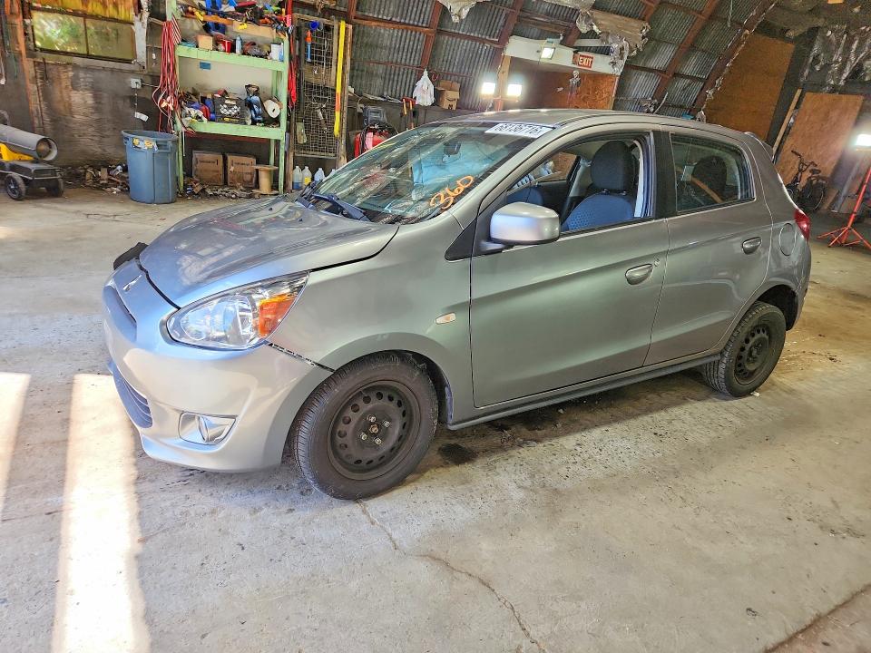 2015 Mitsubishi Mirage მანქანა იყიდება აუქციონზე, vin: ML32A3HJ1FH040900, აუქციონის ნომერი: 68136716