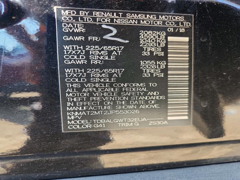 Продажа на аукционе авто 2018 Nissan Rogue, vin: KNMAT2MT2JP553026, номер лота: 68566566