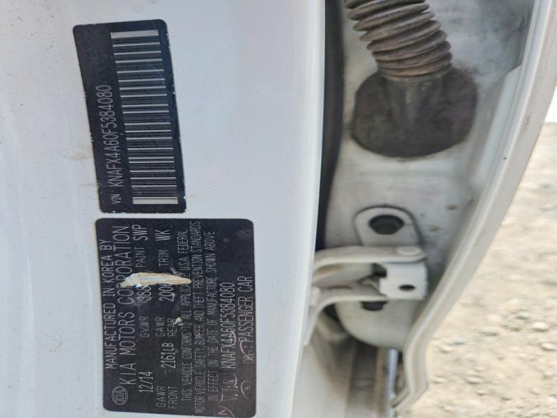 Aukcja sprzedaży 2015 Kia Forte, vin: KNAFX4A60F5384080, numer aukcji: 68706016