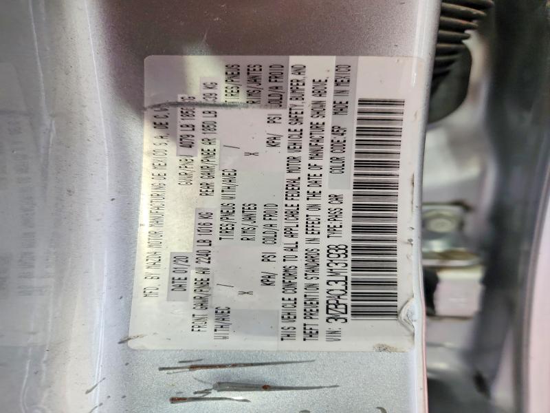 Продаж на аукціоні авто 2020 Mazda 3, vin: 3MZBPACL3LM131938, номер лоту: 67115776