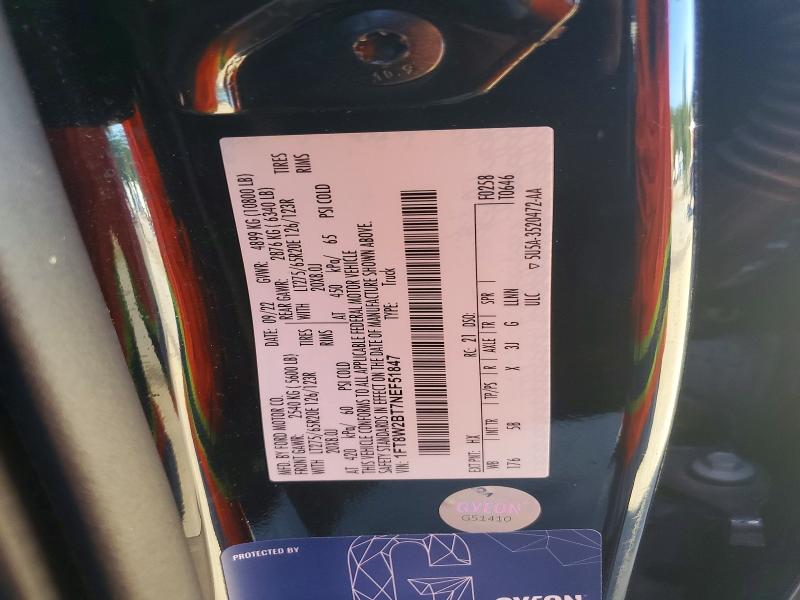 Продаж на аукціоні авто 2022 Ford F250, vin: 1FT8W2BT7NEF51847, номер лоту: 70437776