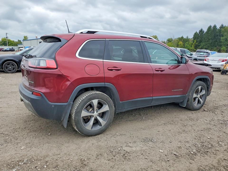 70867596 :رقم المزاد ، 1C4PJMDX4KD261220 vin ، 2019 Jeep Cherokee مزاد بيع