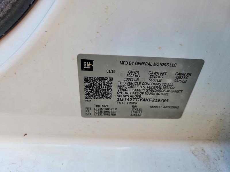 Продажа на аукционе авто 2019 Gmc Sierra, vin: 1GT42TCY4KF219784, номер лота: 69224456