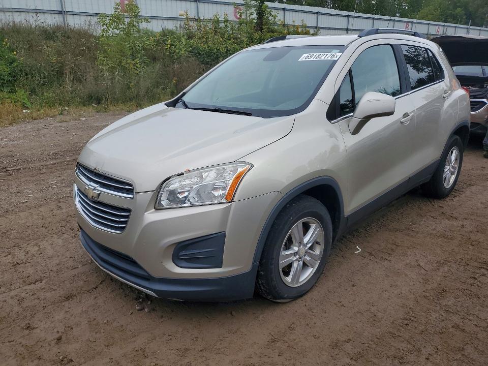 69182176 :رقم المزاد ، 3GNCJLSB6GL279890 vin ، 2016 Chevrolet Trax مزاد بيع
