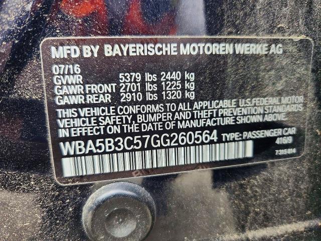 Продаж на аукціоні авто 2016 Bmw 535, vin: WBA5B3C57GG260564, номер лоту: 68028666