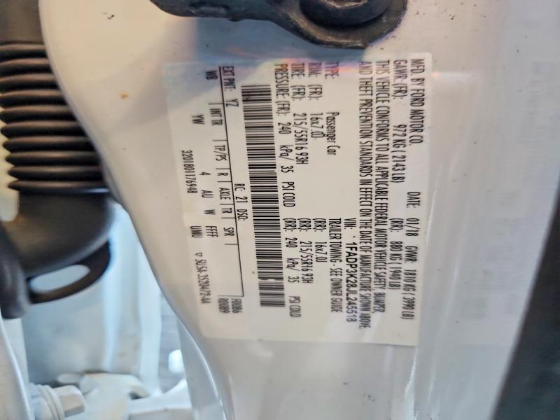 Aukcja sprzedaży 2018 Ford Focus, vin: 1FADP3K28JL245518, numer aukcji: 68362116