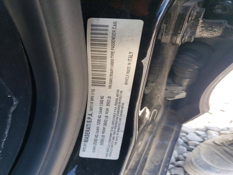 Продаж на аукціоні авто 2015 Maserati Ghibli, vin: ZAM57XSA4F1148800, номер лоту: 68502456
