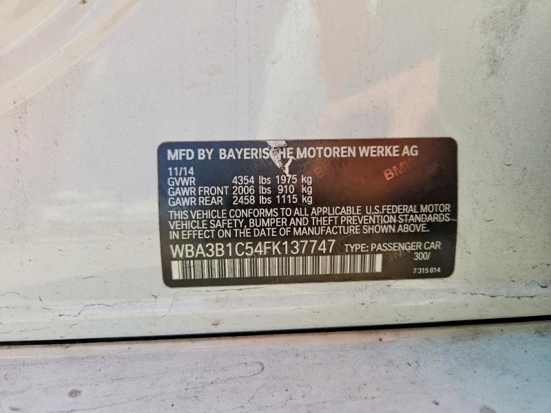 Продажа на аукционе авто 2015 Bmw 320, vin: WBA3B1C54FK137747, номер лота: 68614516