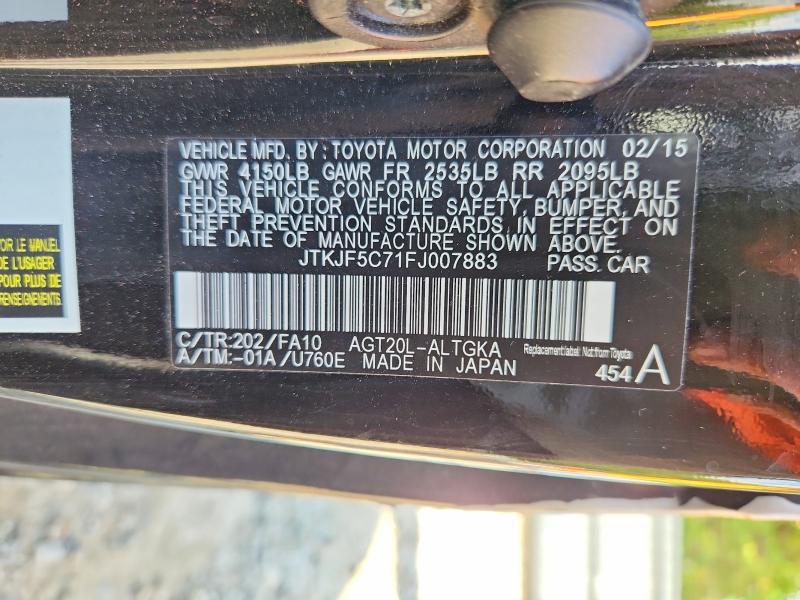 Aukcja sprzedaży 2015 Scion Tc, vin: JTKJF5C71FJ007883, numer aukcji: 69198686