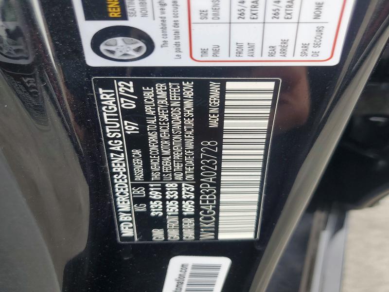 2023 Mercedes-benz Eqs Sedan მანქანა იყიდება აუქციონზე, vin: W1KCG4EB3PA023728, აუქციონის ნომერი: 69048436